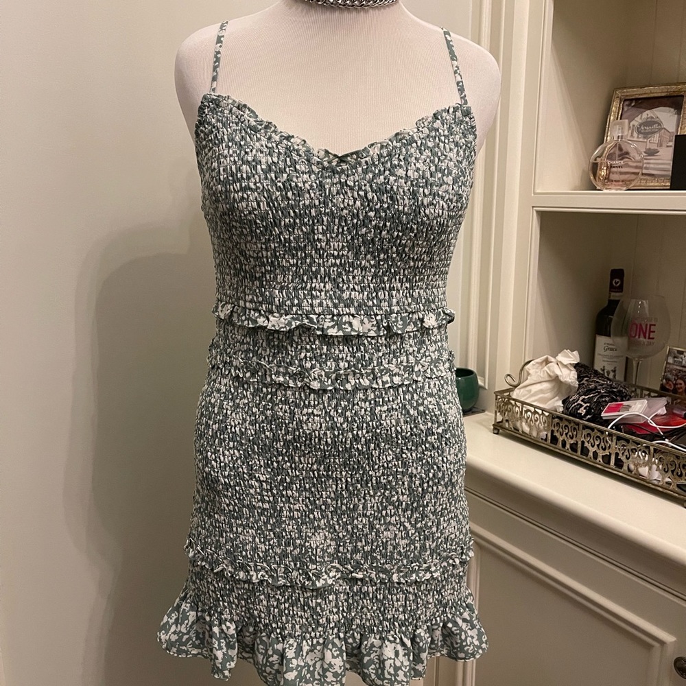 Abercrombie Allover Smocked Floral Dress